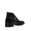 BOTTINES À BRIDES ELKAN EN CUIR BRUNISSÉ